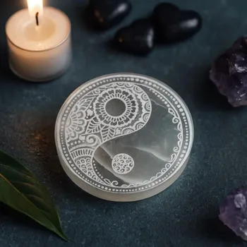 Feng Shui velký energetický podtácek Selenit