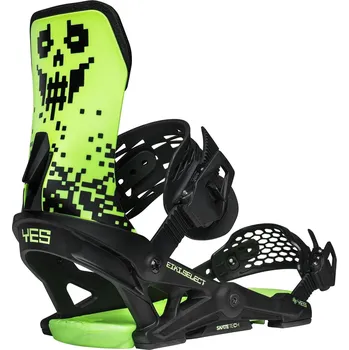 Vázání na snowboard YES vázání - Select Eiki Eiki Green Glow (MULTI)