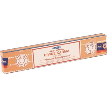 Vonná tyčinka Sai Baba Nag Champa - vonné tyčinky, 15 g Název: DIVINE KARMA