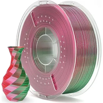 Příslušenství k 3D tiskárně Elegoo PLA SIlk, Green Red 1kg