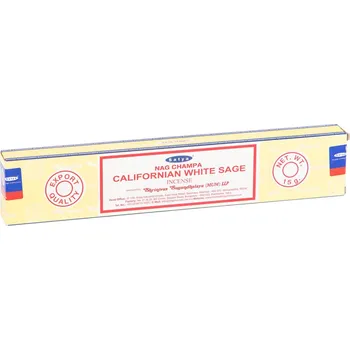 Vonná tyčinka Sai Baba Nag Champa - vonné tyčinky, 15 g Název: CALIFORNIAN WHITE SAGE