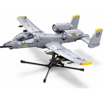 Stavebnice Sluban Sluban Model Bricks M38-B1362 Útočný letoun A10CS