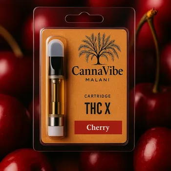 CBD CannaVibe Malani THC-X cartridge 1ml – Cherry | Cannavibe.cz Cartridge: 1 ks