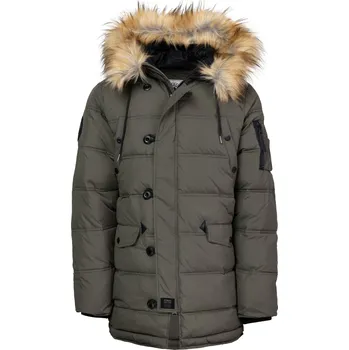 PitBull West Coast - pánská zimní bunda KINGSTONE 2 olivová XL