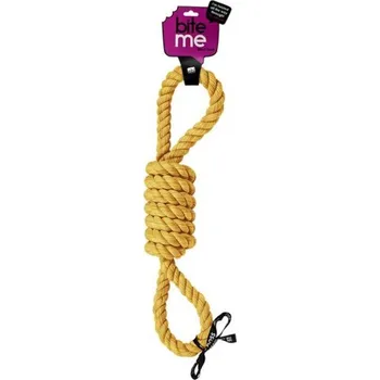Hračka pro psa Ebi BITE ME Lano pro psy se dvěma smyčkami 65x14x14cm
