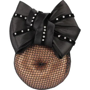 HORKA Síťka do vlasů Horka 1450 s kamínky černá