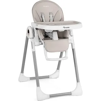 Sušák na prádlo Nukido Belo Multifunkční židlička/lehátko se stolkem, šedé