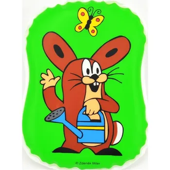 Polštářek pískací krtek Zelená