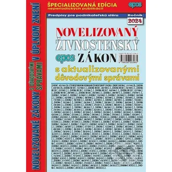 Kniha Novelizovaný Živnostenský zákon 2024 - Epos Epos
