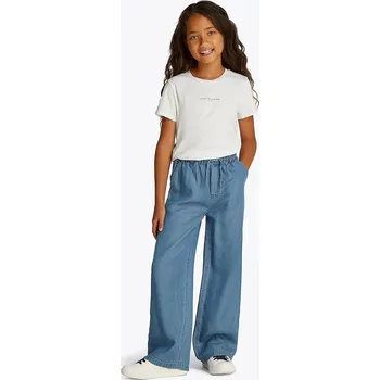 Chlapecké tričko Dětské bavlněné tričko Tommy Hilfiger bílá barva, KG0KG08527 KG0KG08527.128.176.PPYA 00X, vel. 176