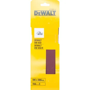 Brusný papír DeWALT Brusný pás 100 x 560 mm, P150 (3 ks) DT3318