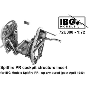 Plastikový model IBG 1/72 Spitfire PR Cockpit structure insert (3D-Pr.)