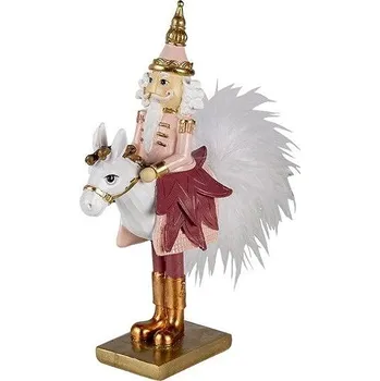 Vánoční dekorace Highlife Louskáček na koni