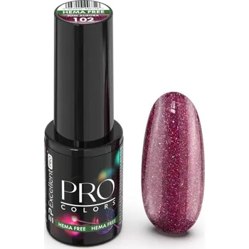 Přípravek na nehty Gel lak PRO Colors Hema Free - č.102 Pink Aurora 7g