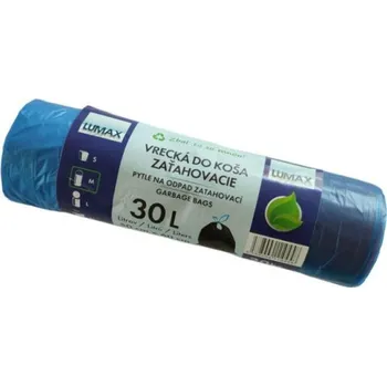 Pytle na odpadky Lumax Pytle do koše 30 L zatahovací, 50x60 cm, 20 ks