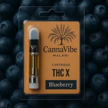 CBD CannaVibe Malani THC-X cartridge 1ml – Blueberry Cannavibe.cz Cartridge: 2 ks
