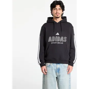 Pánská mikina Mikina adidas M Tiro Fl Hdy Black/ White S