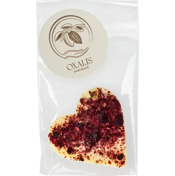 Čokoláda Čokoládové srdíčko - bílá čokoláda, 25 g