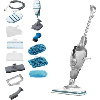 Parní čistič BLACK+DECKER Parní čistič 1600W 2v1 s hlavou Delta, SteaMitt s příslušenstvím BHSM1615DSG