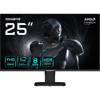 Monitor GIGABYTE GS25F2A počítačový monitor 62,2 cm (24.5") 1920 x 1080 px Full HD LED Černá
