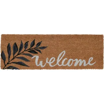 Rohožka Kokosová rohožka WELCOME 75x25 cm hnědá