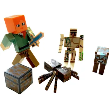 Figurka Kolekce figurek Minecraft Alex a Golem FIBH2057 - SLEVA 3% s kodem radost25
