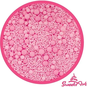 Jedlá dekorace na dort SweetArt cukrové zdobení Pink Dream sprinkle mix (800 g) ♡