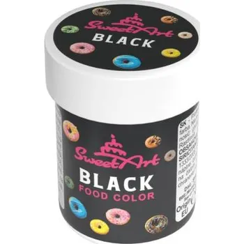 SweetArt gelová barva Black (30 g) ♡