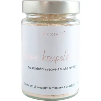 Protože JSI - Ovesná koupelová sůl Objem: 300 g Přírodní péče pro citlivou i suchou pokožku