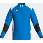 JOMA DANUBIO IV TRÉNINKOVÁ MIKINA KRÁTKÝ ZIP UNISEX - Modrá, Černá - velikost 2XS