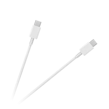 Datový kabel Inne USB-C na USB-C kabel 100 cm bílý