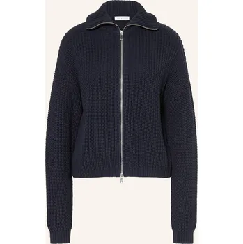 Dámský svetr Mrs & Hugs Dámský Pletený Kardigan, tmavě modrá, 34