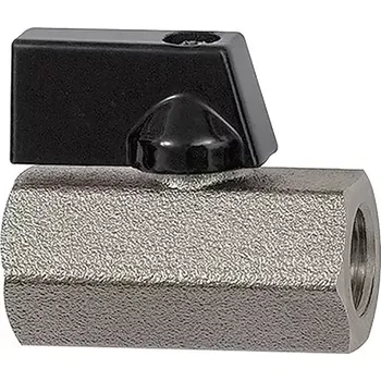 Kompresor Kulový kohout valve line mini mosaz G1/2" IG/IG křídlové provedení DB 10 RIEGLER