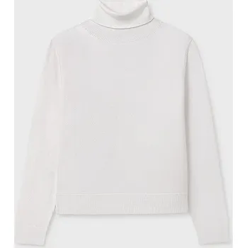 Dívčí svetr Svetr Mayoral béžová barva, s golfem, 345 345.8B.Junior.9BYA 01X, vel. 157