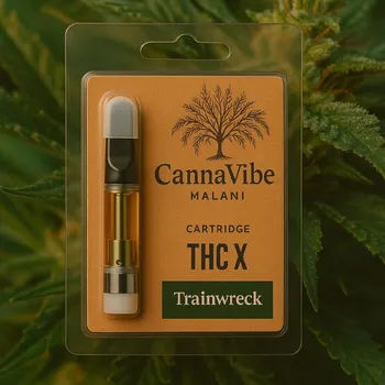 CBD CannaVibe Malani THC-X cartridge 1ml – Trainwreck Cannavibe.cz Cartridge: 2 ks