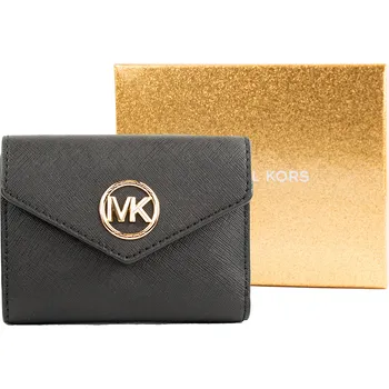 Peněženka Michael Kors Dámská kožená peněženka 32S1GNME6L BLACK + 2 měsíce na vrácení zboží