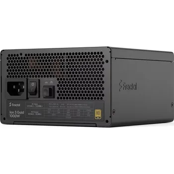 Počítačový zdroj Fractal Design Ion 3 Gold 1000 W 80 Plus Gold – plně modulární zdroj