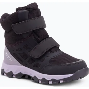 Chlapecká zimní obuv Dětské boty Viking Footwear Track Warm Waterproof 2V aubergine