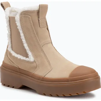 Dámská zimní obuv Dámské boty Converse Chuck Taylor All Star Chelsea Lugged Suede warm quarry/egret/gum