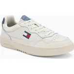 Pánské boty Tommy Jeans Cupsole Leather Ess blue moment