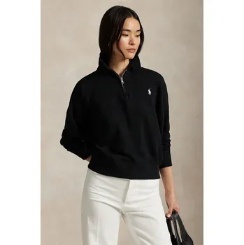 Dámská mikina Mikina Polo Ralph Lauren dámská, černá barva, 211971696 99X, vel. L