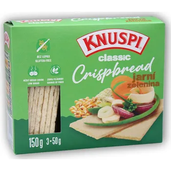 Zdraví Knuspi Knuspi Crispbred jarní zelenina 150g