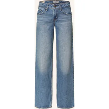 Dámské oblečení Levi's® Dámské Wide Leg Džíny Rescued City, 28 med indigo -...