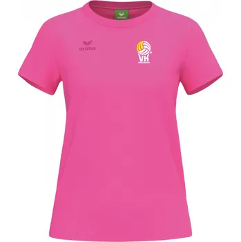 Dámské tričko ERIMA TRIKO VK KARLOVARSKO CMPT 143 DÁMSKÉ - Růžová - velikost 42