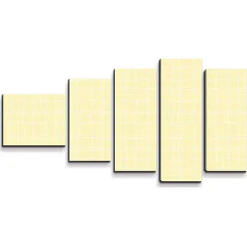 Obraz Sablio Obraz - 5-dílný Žluté pletivo - 100x60 cm