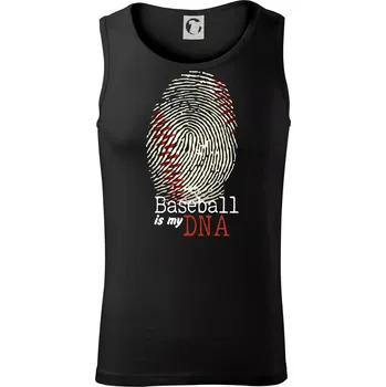 Baseball is my DNA - Tílko pánské Core - L ( Černá )