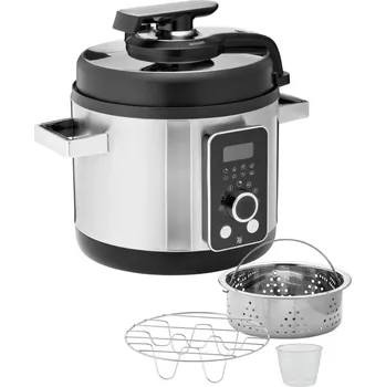 Multifunkční hrnec Elektrický multifunkční hrnec LONO 6 l, stříbrná, WMF