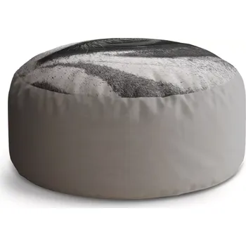 Taburet Sablio Taburet Circle Oko zebry: 38x48 cm