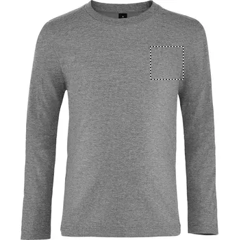 IMPERIAL dětské ls tričko 50 CHEST, 70x70mm Sítotisk, 1 barva