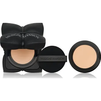 Make-up MUZIGAE MANSION Sleek Matt Cushion dlouhotrvající make-up v houbičce SPF 50+ + náhradní náplň odstín N23 2x15 g